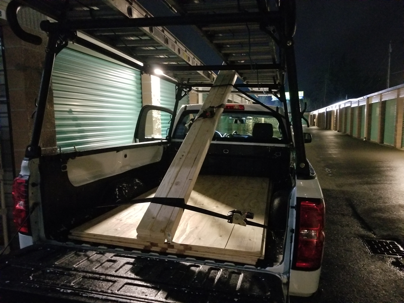 I want this size bed, on a truck that’s drastically shrunk in all other dimensions. I am curious if the Volvo can fit a sheet of plywood with the seats down. Doubtful, but I’ll test it eventually